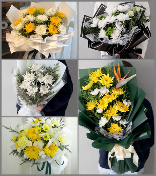 安徽滁州市明光市张八岭镇岭西村白事花束代送